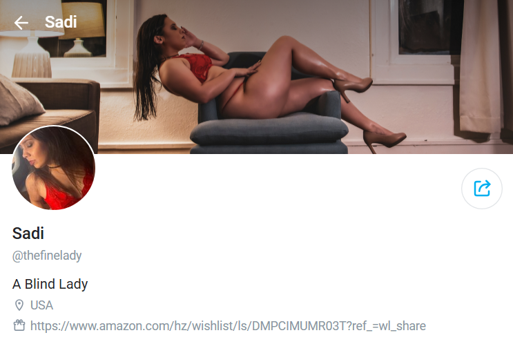 Sadi the Blind Lady Patreon Nude Leaks photo leak 29 of 41