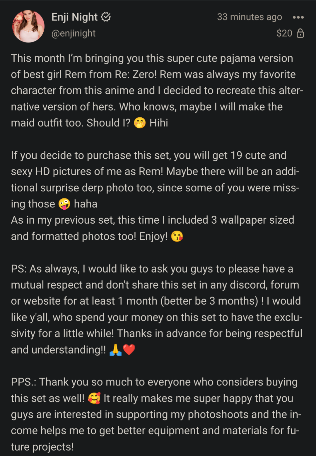 Enji Night Patreon Nude Leaks photo leak 1328 of 1524