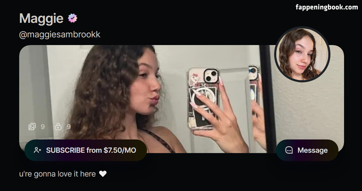 Maggie Sambrook Onlyfans Nude Leaked Photos photo leak 12 of 13 Maggie Sambrook Onlyfans Nude Leaked Photos photo leak 12 of 13