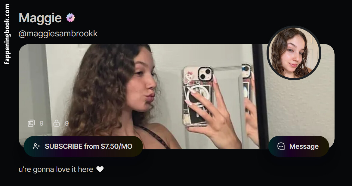 Maggie Sambrook Onlyfans Nude Leaked Photos photo leak 13 of 13 Maggie Sambrook Onlyfans Nude Leaked Photos photo leak 13 of 13
