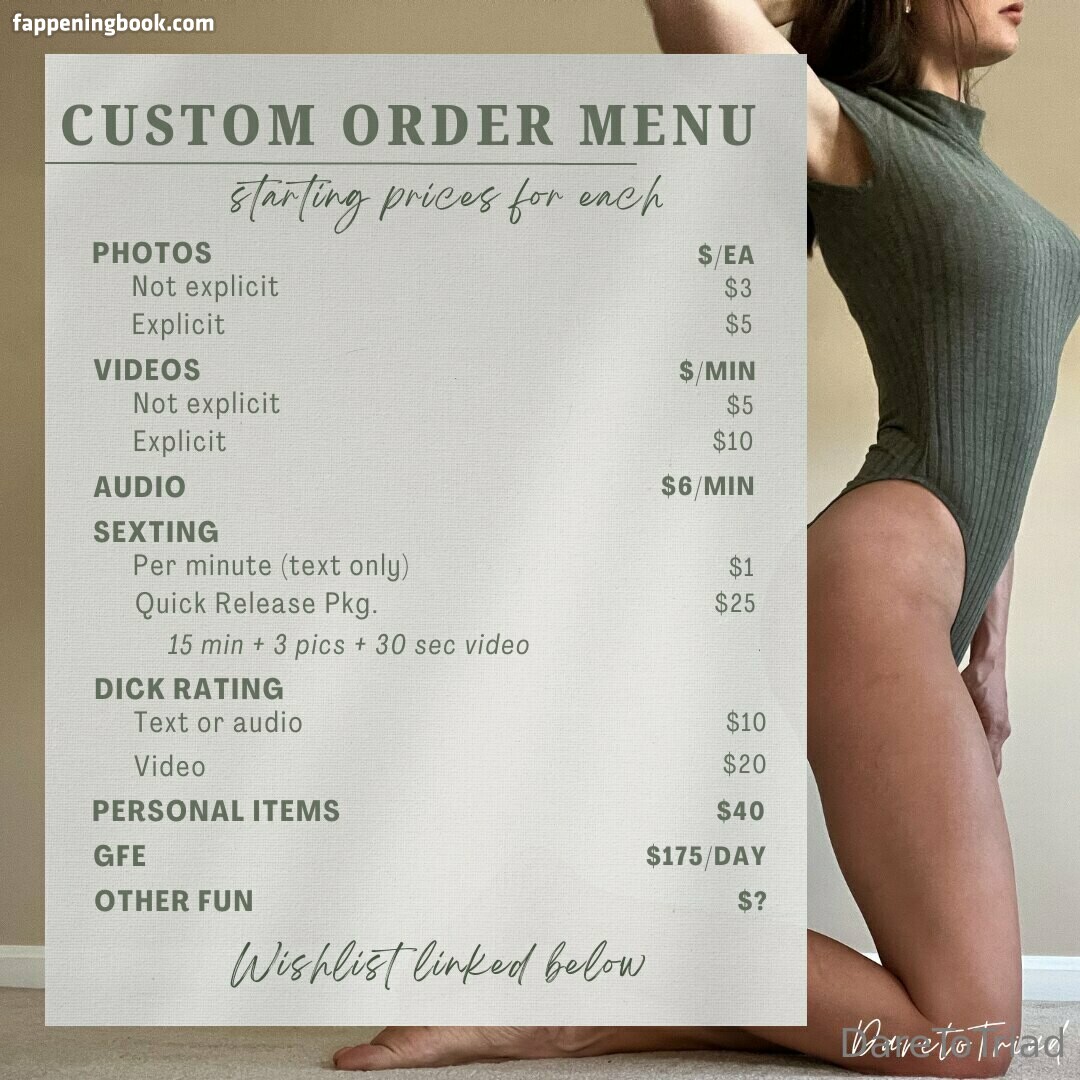 daretotriad Onlyfans Nude Leaked Photos photo leak 35 of 49