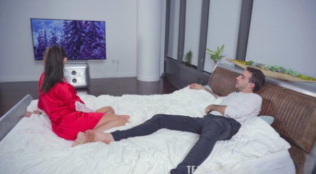 Ponytailed babe Christiana Cinn enjoys wild sex with her friend's cheating BF