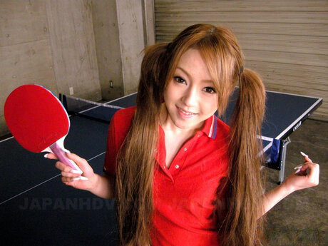 Japanese teen Ria Sakurai is forced into giving a blowjob after losing a game