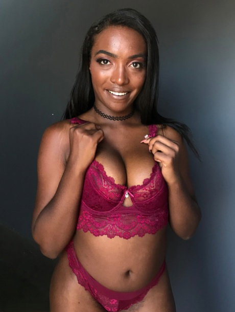 Ebony chick Daya Knight submit to a man during a brutal BDSM fuck