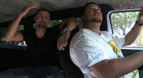 Fine brunette with a hot bubble ass Cathrin Taylor gets rammed in a van