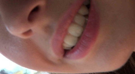 Amateur GF Sissiemaus sucks fingers, cock & masturbates in mobile blowjob