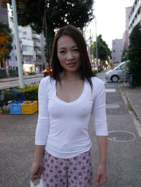 Cute Japanese babe Koi Miyamura gets her twat toyed, fucked & creampied