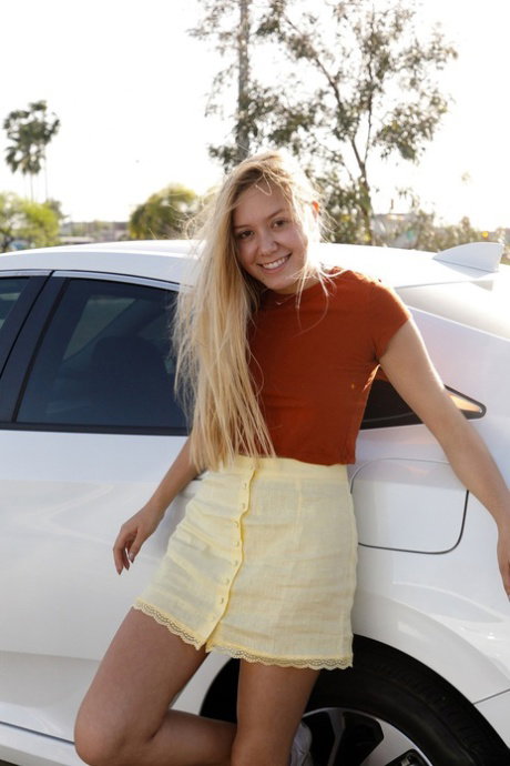Sweet amateur teen Brandy Gila shows her nice ass and big ttis in a solo
