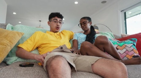 Curvy girlfriend Jasmine Sherni takes a facial after wild hardcore sex