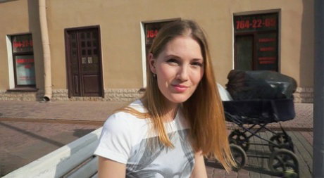 Adorable Russian teen shows her slender body and gets rammed at a casting