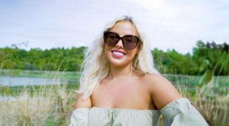Blonde PAWG Little Louise gets fucked doggystyle by Marcus London