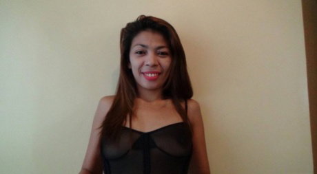 Horny Asian babe in sexy lingerie Ayisa delivers a killer BJ in POV