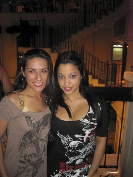 Beautiful Latina teen gets picked up in public before showing off her curves