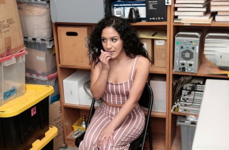 Exotic shoplifter Liv Revamped gets her Latina pussy boned & creampied