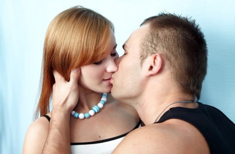 Redhead teen hottie gives a blowjob and gets her trimmed pussy drilled