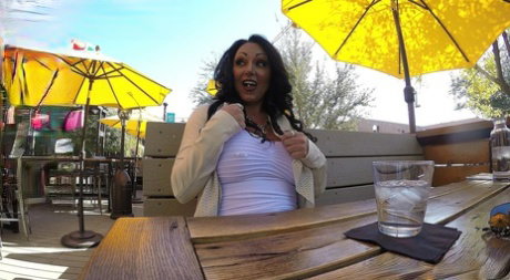 Busty MILF with pierced vagina Ashton gets involved in a wild gangbang