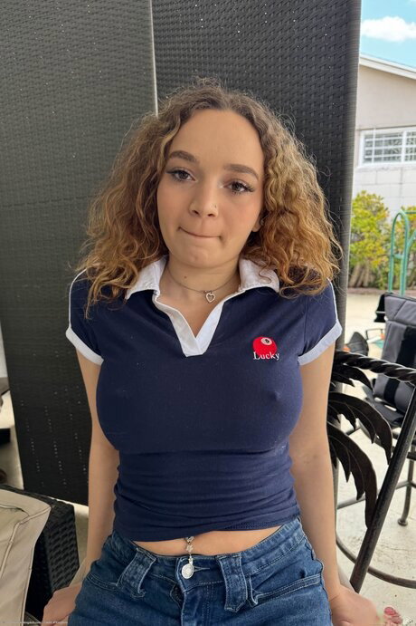 Adorable petite teen Selina Imai shows her perfect big tits and tasty twat