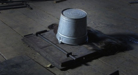 White girl Sister Dee is used and abused while restrained in a dungeon