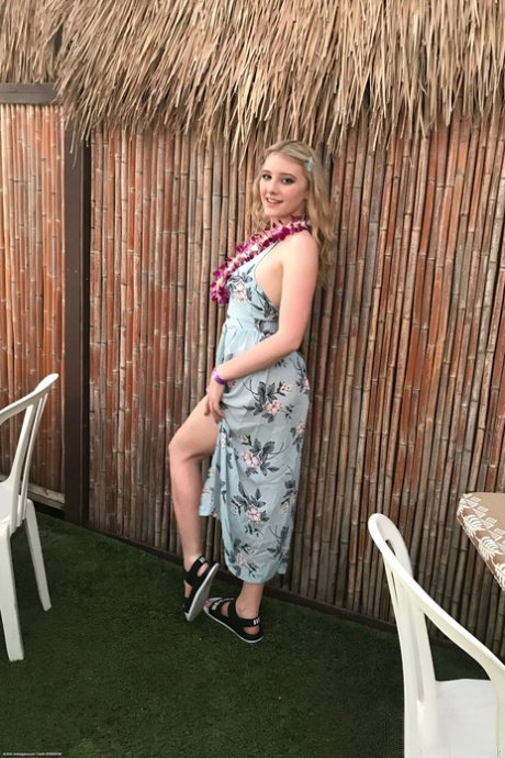 Saucy blonde Melody Marks displays her boobs and big ass in a compilation