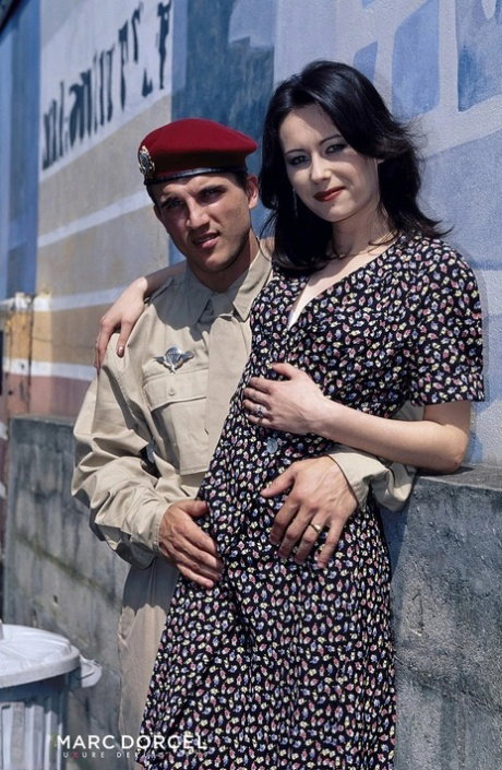Beautiful teen Ovidie lets a military man lick her pussy & fuck her in public