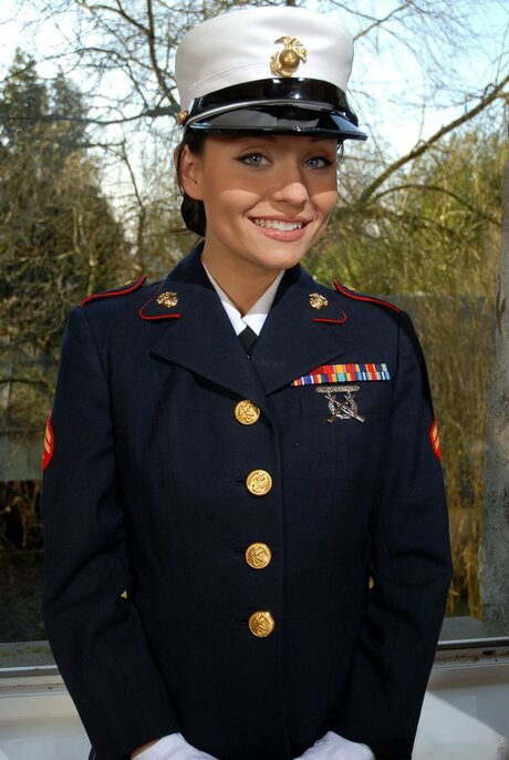 College Uniform performed by Carla Brown XXX Photos