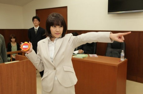 A bunch of Japanese girls end up naked while serving on a jury