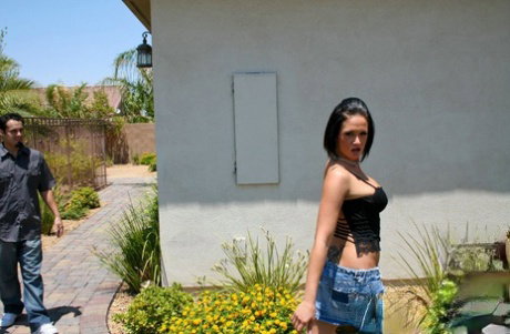 Hot babe with huge ass Tory Lane fits a massive cock in her butthole