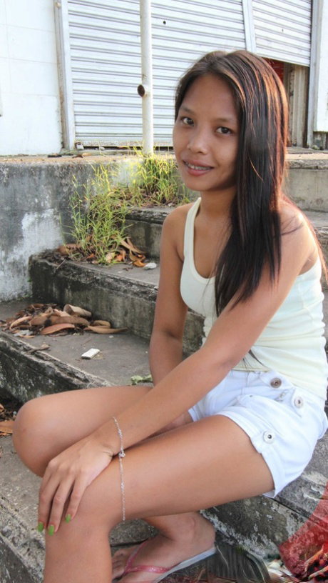 Cute Pinay teen in braces gets fucked by a foreigner in POV mode