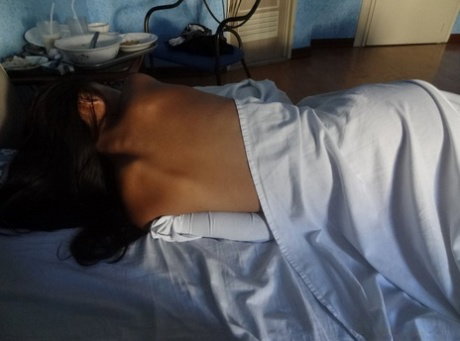 Petite amateur teen Daisy getting woken up and fucked by a stranger