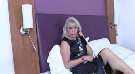 Blonde granny Lady Sextasy gets a pussy licking and a deep dicking