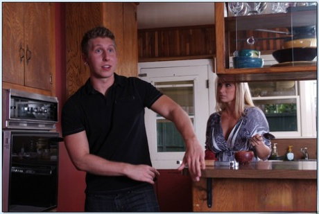 Busty MILF Devon Lee fucking a younger guy with her tight pussy
