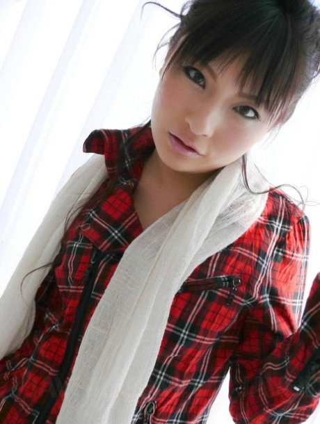 Japanese chick Rika Sonohara is rendered naked before being spit roasted