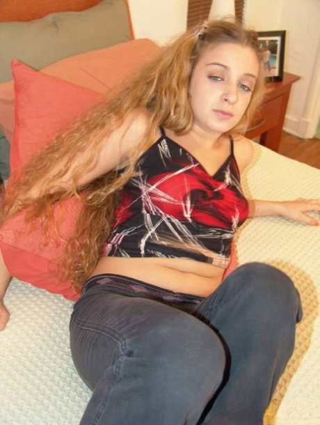 Lovely blonde teen with natural tits Alyssa gets fucked by huge black cock