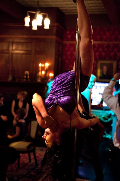Swingers attempt to outdo each other in a wild sex party at a castle