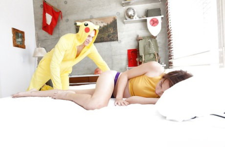 Skutty teen Cece Capella undulates on cock like a true porn star