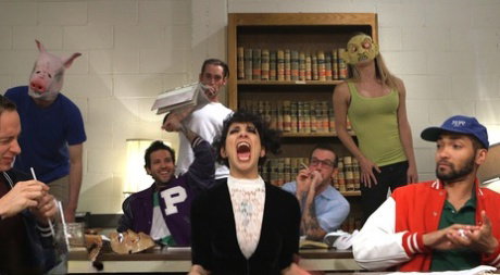 Hardcore Gangbang starring Bianca Stone, Gage Sin, Mickey Mod Nude Porn Pics