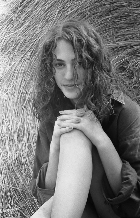 Amateur model shows her naked body in the outdoors and indoors as well
