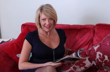 Horny British housewife is stripped and banged by 2 boys from the village