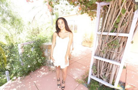 Marvelous Latina teen Maya Bijou gets her beaver penetrated by a BBC