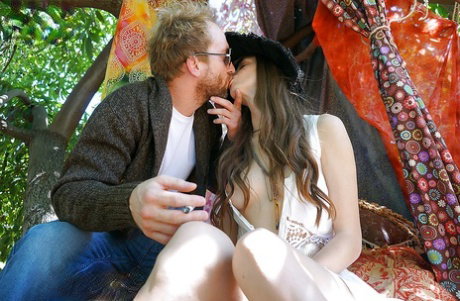 Teen cowgirl has her amateur pussy nailed outdoor feat. Willow Hayes