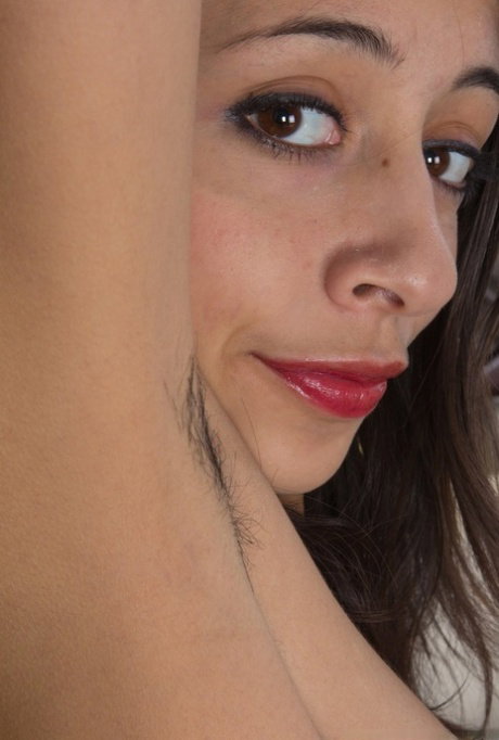Playful french maid Luna Monroe jams a dildo up her hairy beaver at work