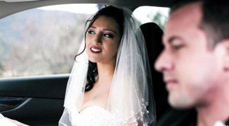 Teen bride Bella Rolland gets fucked by the groom's brother on her wedding day