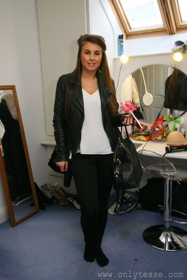 Only Tease Sarah Mcdonald  - Non Nude, Stockings, Big Tits, Socks, Clothed, Panties, Jeans, Skirt, PAWG, Ass  - Photo 11