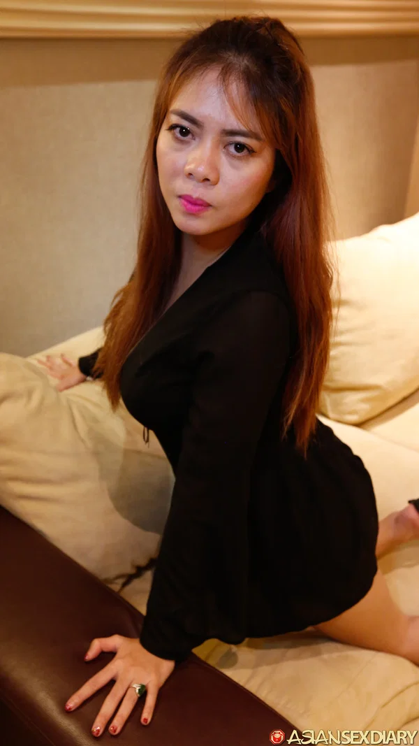 Asian Sex Diary Star  - Asian, Redhead, Amateur, Missionary, Shorts, Ass, Clothed, High Heels, Lingerie, Legs  - Photo 6