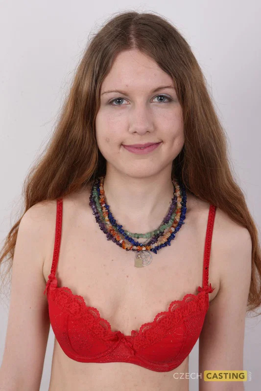 Amateur girl with red hair strips naked during a solo performance  - Czech, Casting, Panties, Tiny Tits, Close Up, Ass, PAWG, Pussy, Amateur, Babe  - Photo 6