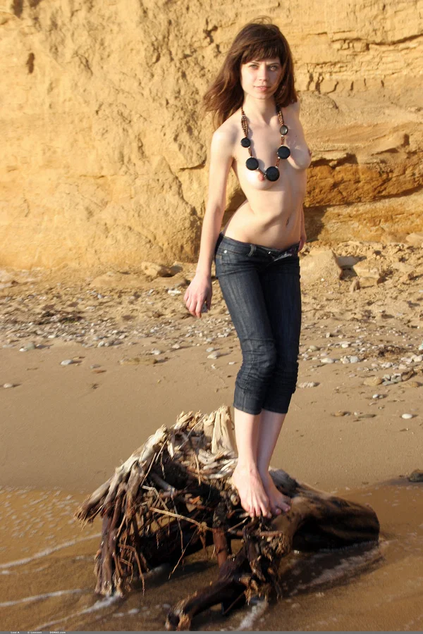 Domai starring Lusi A Hot Pics  - Beach, Wet, Teen, Petite, Jeans, Skinny, Beautiful, Outdoor, Cute, Babe  - Photo 2