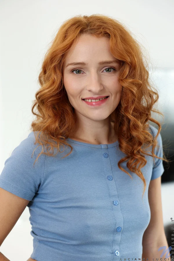 Nubiles Lucianna Lucci  - Redhead, Teen, Beautiful, Babe, Cute, European, Solo  - Photo 1